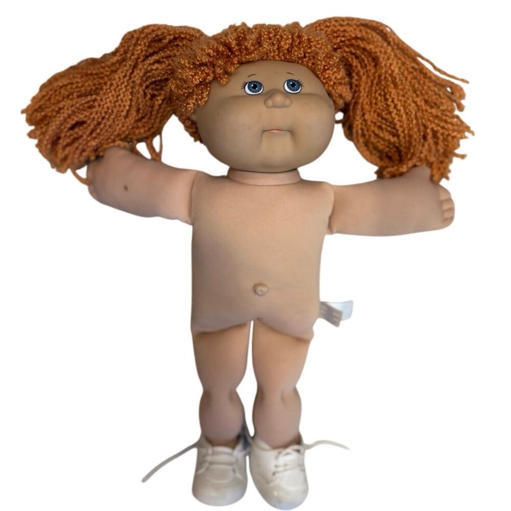 Vintage 2004 Cabbage Patch Doll O.A.A. Red Hair Blue Eyes